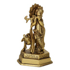 Devlok Lord Krishna with Cow Idol | Grocsy