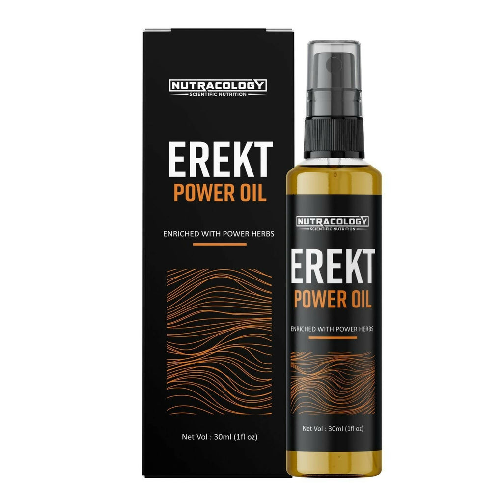 Nutracology Erekt Oil for Strength & Power - Men | Grocsy