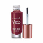 Lakme 9 to 5 Primer + Gloss Nail Colour - Red Alert | Grocsy