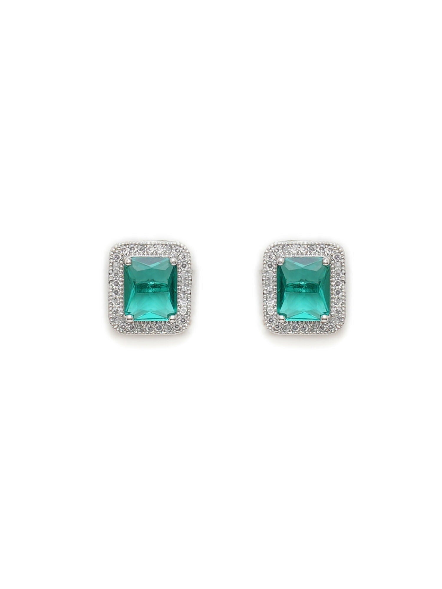 stone stud (Light green ) - Ruby Raang | Grocsy