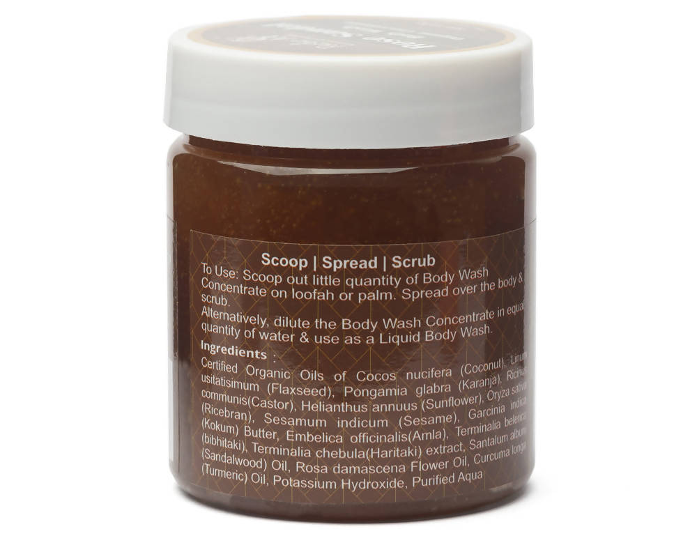 Rustic Art Rose Sandal Organic Concentrate Body Wash | Grocsy