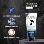 Amazing Earth Sunscreen for Men - SPF 30 Gel Cream | Grocsy