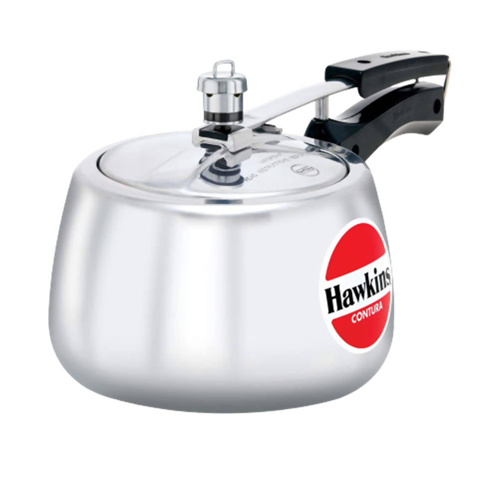 Hawkins Contura Pressure Cooker 3 Litre - Silver (HC30) | Grocsy