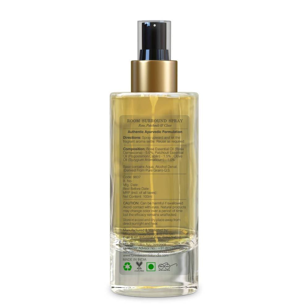 Forest Essentials Room Surround Spray Rose, Patchouli & Clove | Grocsy