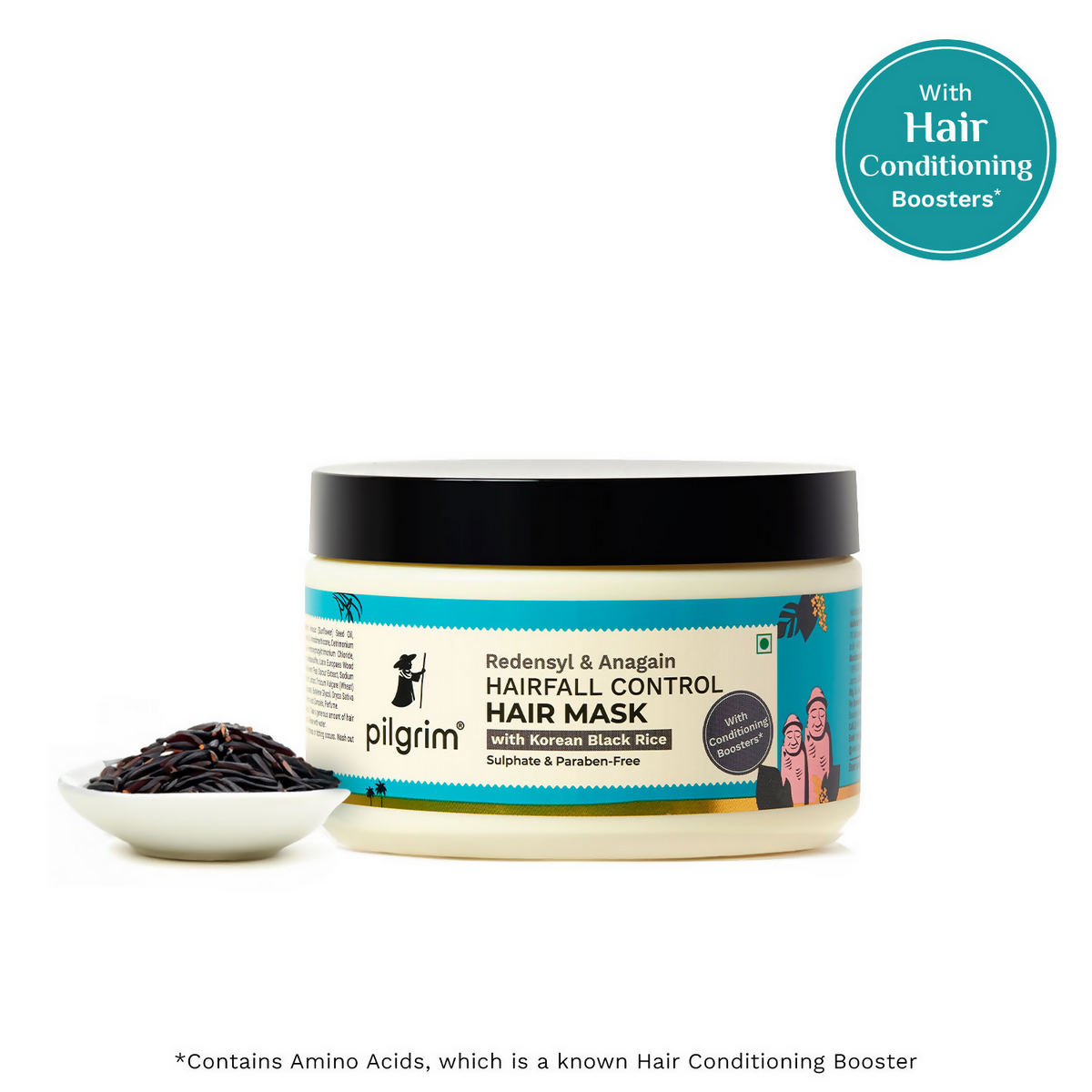 Pilgrim Redensyl & Anagain Hairfall Control Hair Mask | Grocsy