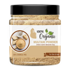 100% Organic Pure Multani Mitti Powder (Fuller's Earth) Skin Face Clays | Grocsy