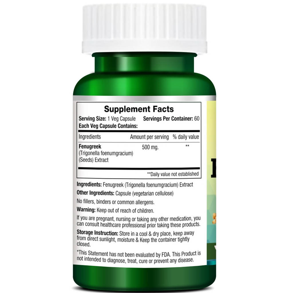 Morpheme Remedies Fenugreek Capsules | Grocsy