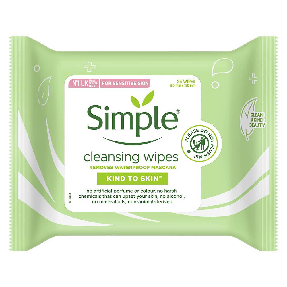 Simple Kind To Skin Cleansing Facial Wipes | Grocsy
