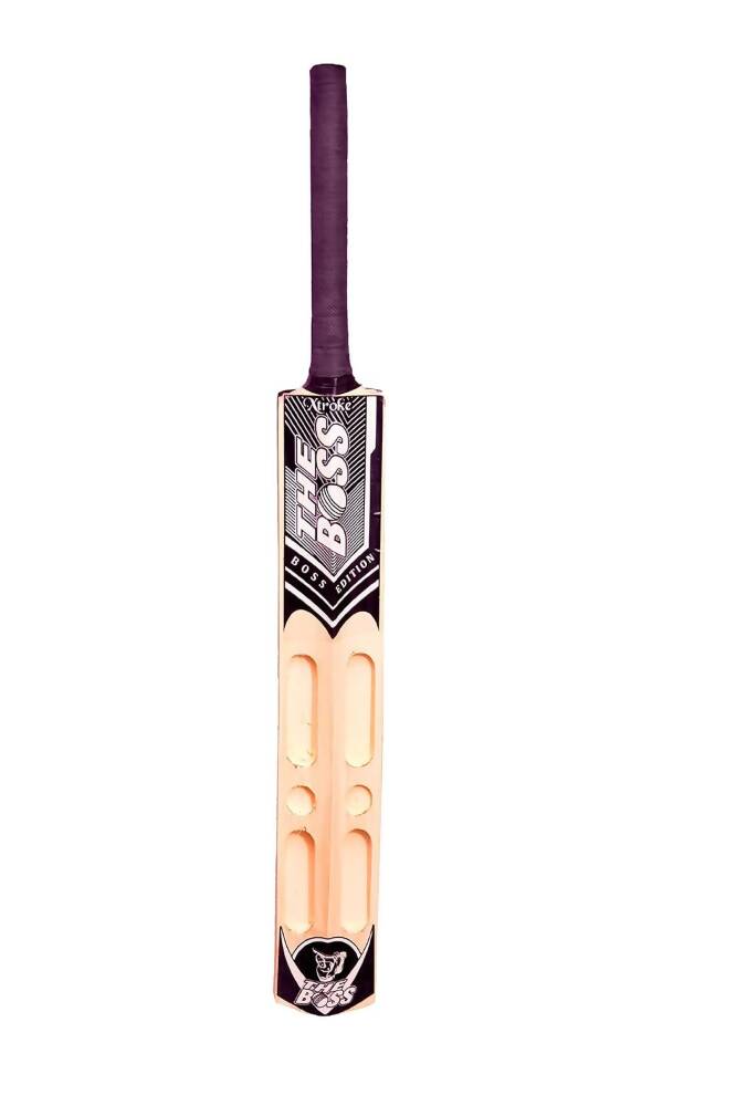 Xtroke The Boss Scoop Edition Popular Willow Premium Cricket Bat (Size 4) | Grocsy