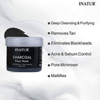 Inatur Charcoal Face Mask | Grocsy