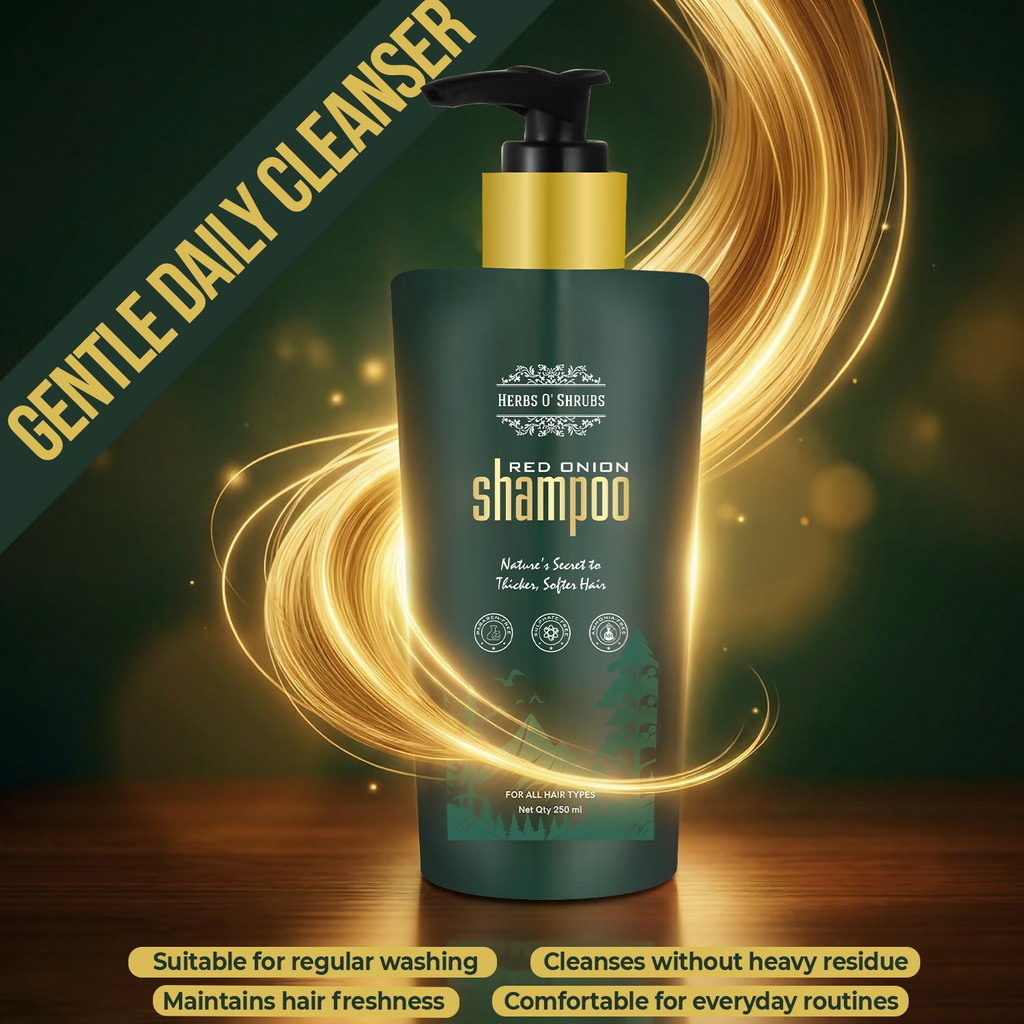 HerbsO’Shrubs Onion Strength & Shine Shampoo | Grocsy