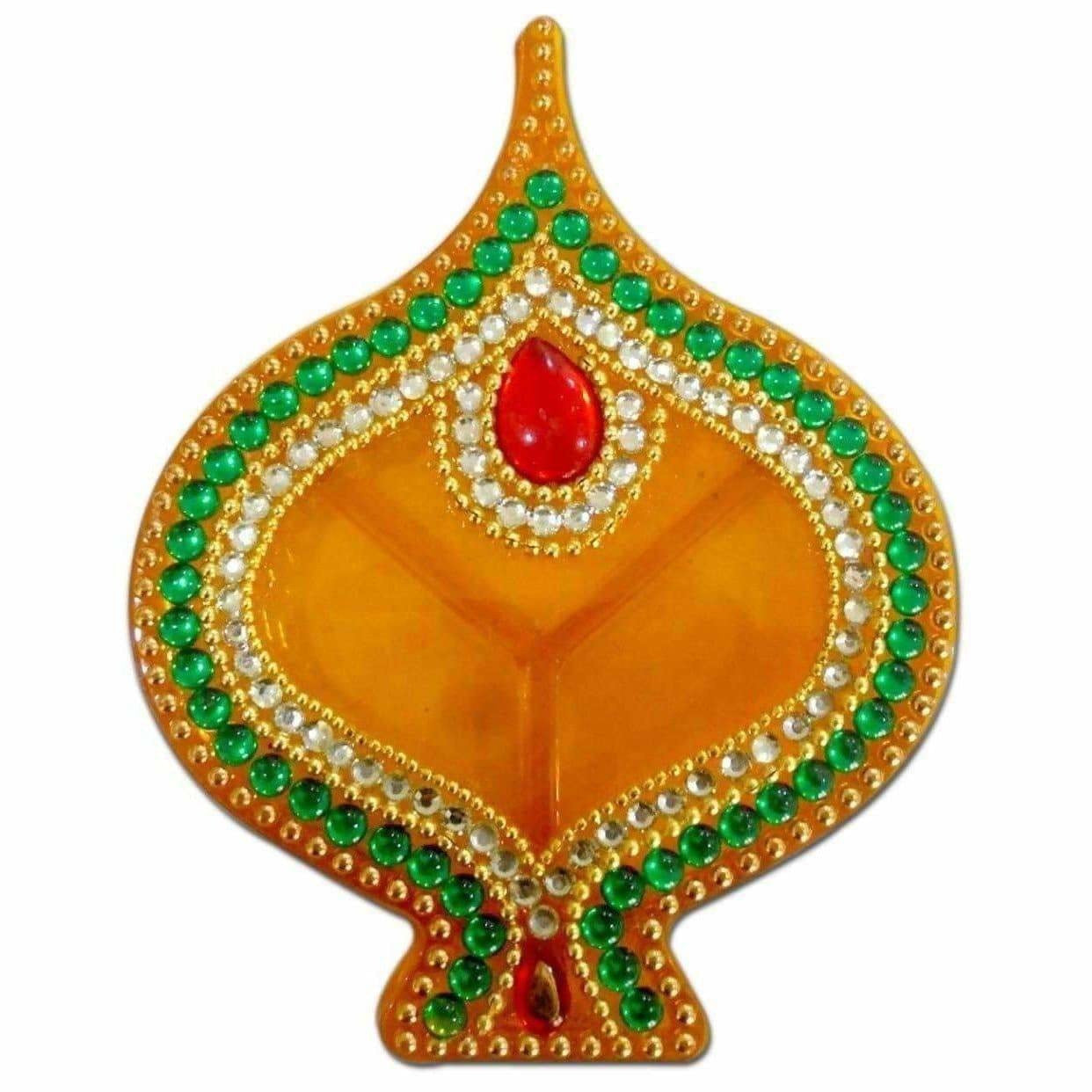 Fire Lamp Design Kumkum Box | Decorative Sindoor & Kumkum Storage Box for Pooja & Daily Use