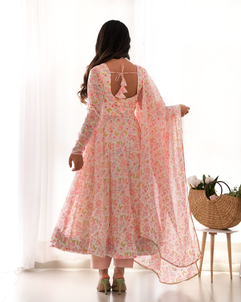 Lehenga Mart Designer Anarkali Suit for Women or Girls - Multicolor | Grocsy