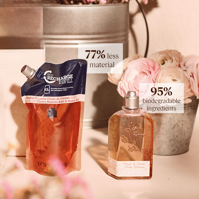 L'Occitane Cherry Blossom Shower Gel | Grocsy