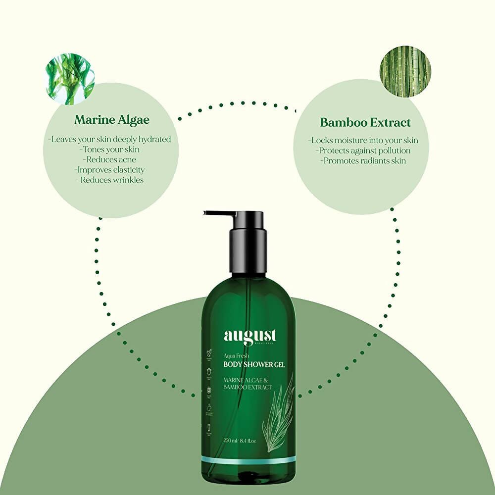 August Bioscience Aqua Fresh Body Shower Gel | Grocsy