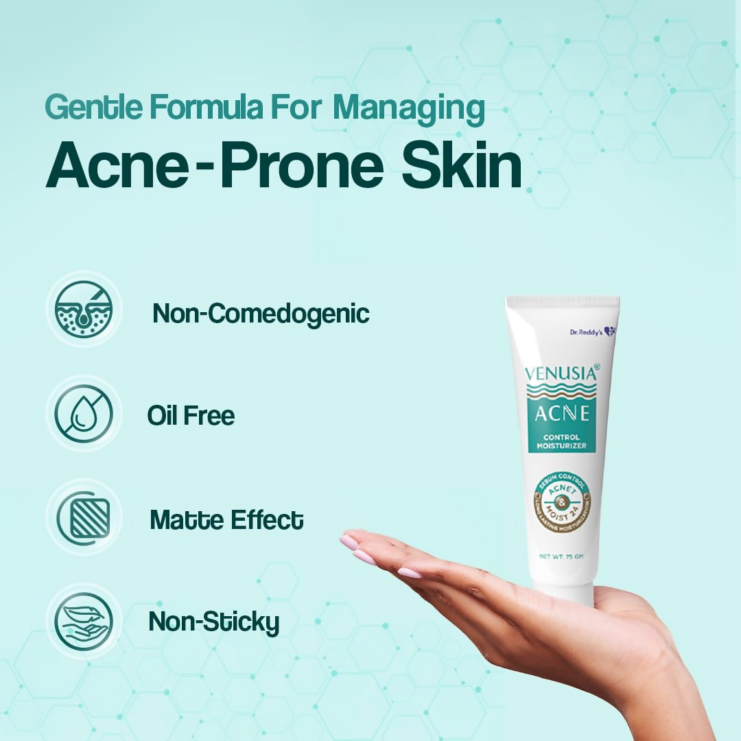 Dr. Reddy's Venusia Acne Control Moisturizer For Oily & Acne Prone Skin | Grocsy