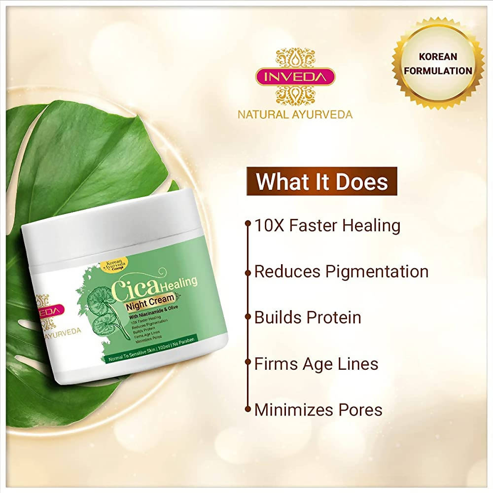 Inveda Cica Healing Night Cream | Grocsy
