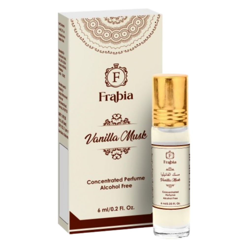 Frabia Vanilla Musk Perfume Oil Roll-On | Grocsy
