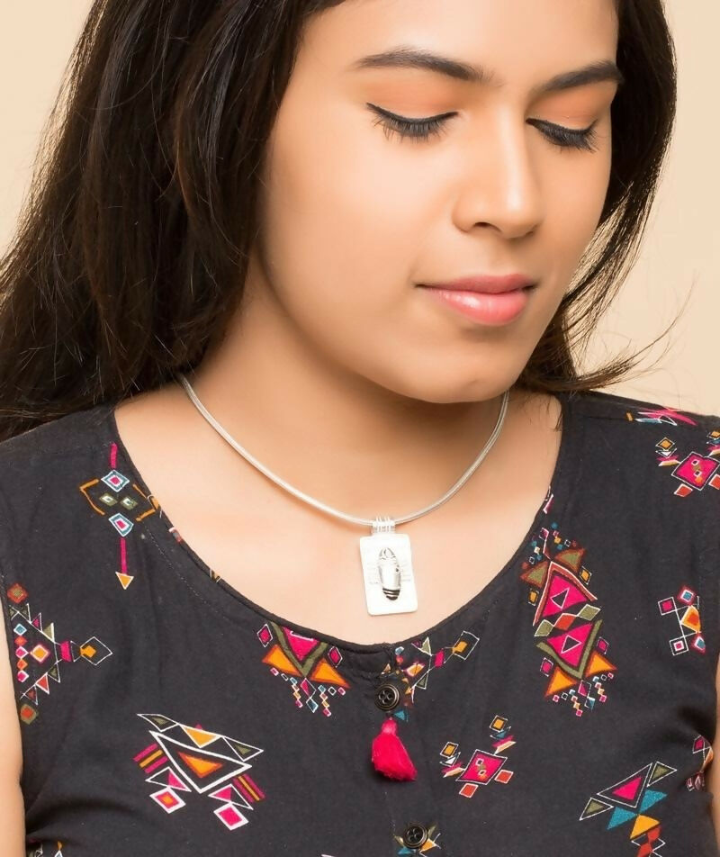 Isha Life Linga Bhairavi Silver Pendant | Grocsy