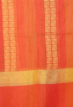 Mominos Fashion Moeza Handloom Cotton Orange Tone Dupatta | Grocsy