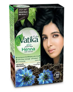 Vatika Dabur Vatika Henna Hair Colour -Jet Black | Grocsy