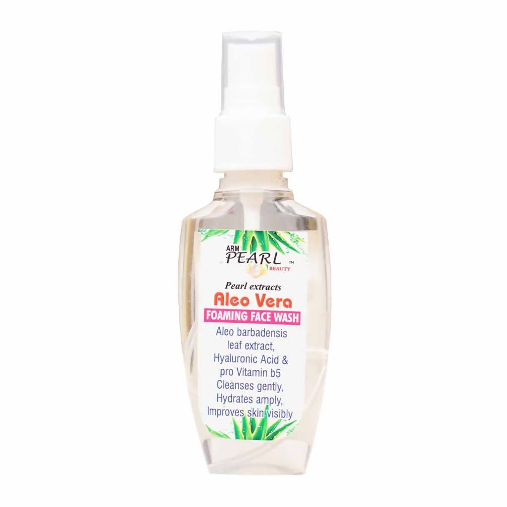 ARM Pearl Beauty Pearl Extracts Aloe Vera Foaming Face Wash | Grocsy