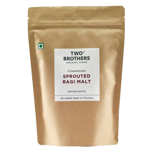 Two Brothers Organic Farms Sprouted Ragi Malt-Nachni Satva | Grocsy