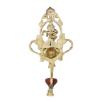 CraftVatika Ganesha Design Spiritual Brass Bell Oil Diya Lamp | Grocsy