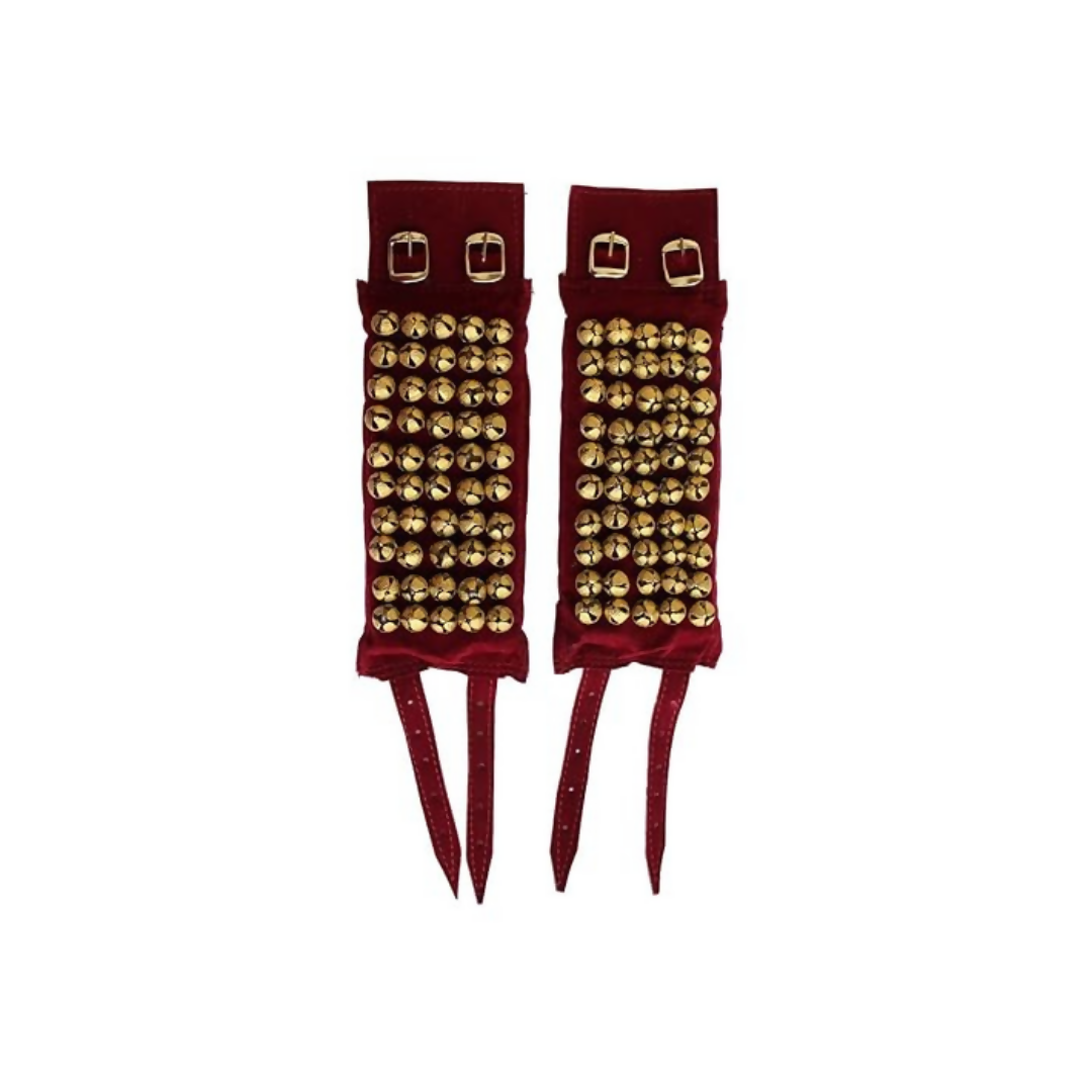 Elite trade Bharatanatyam 5 lines Satin padded Ghungroo | Grocsy