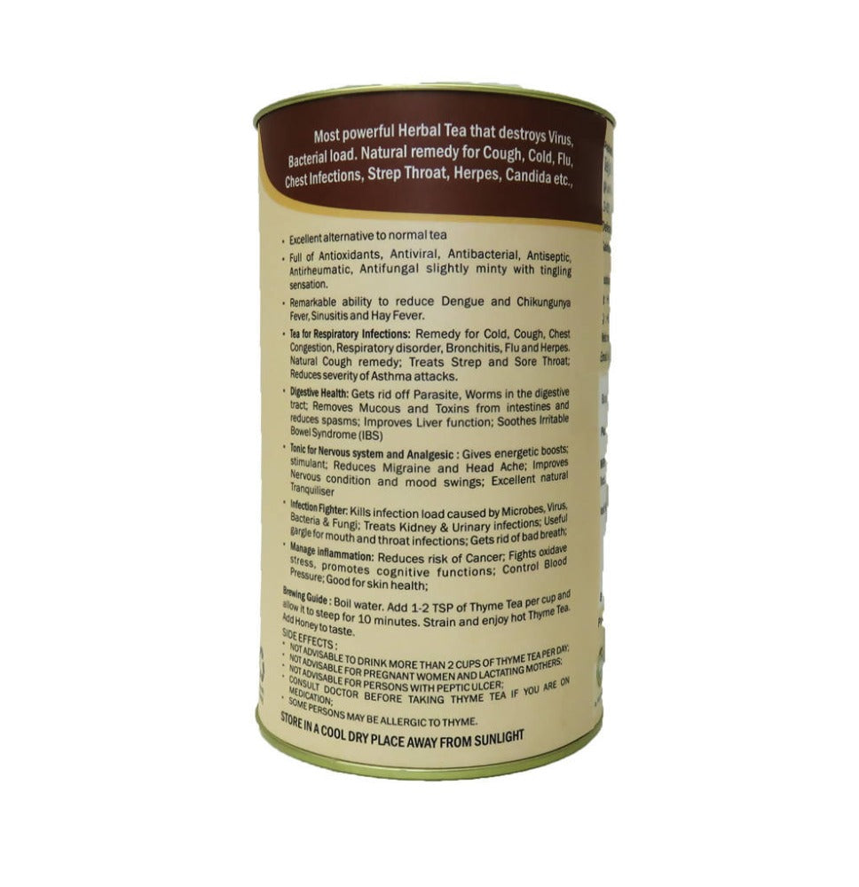 Teja Organics Thyme Tea | Grocsy