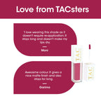 TAC - The Ayurveda Co. Liquid Matte Cosmic Pink Lipstick | Grocsy
