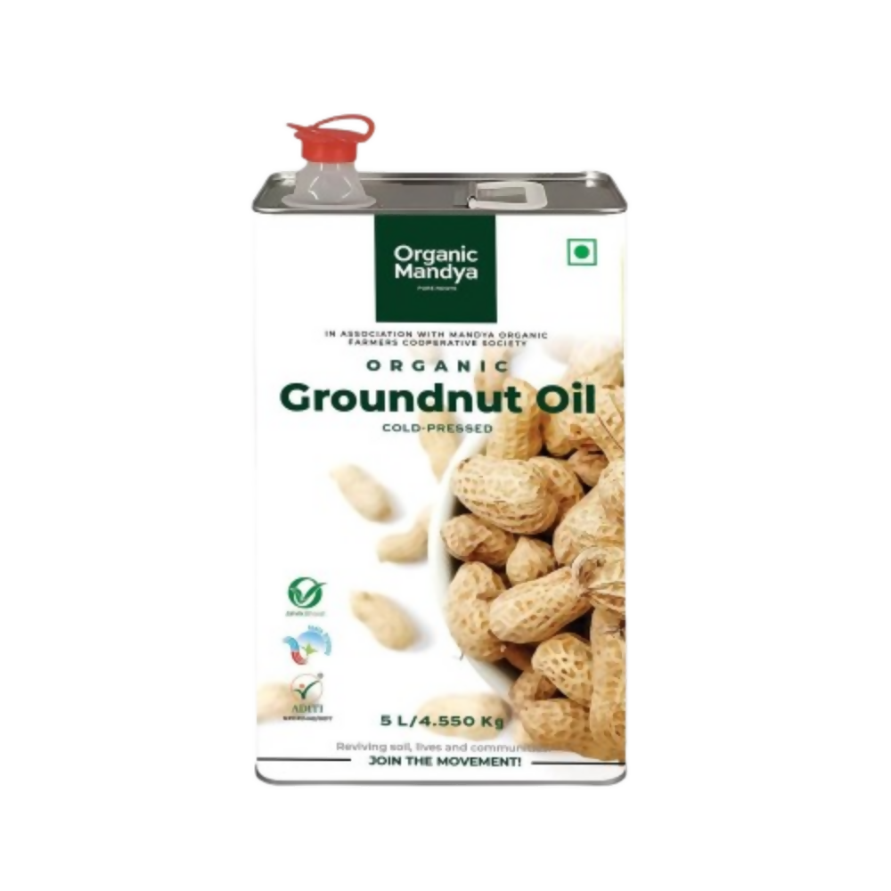 Organic Mandya Cold Pressed - Groundnut Oil | Grocsy