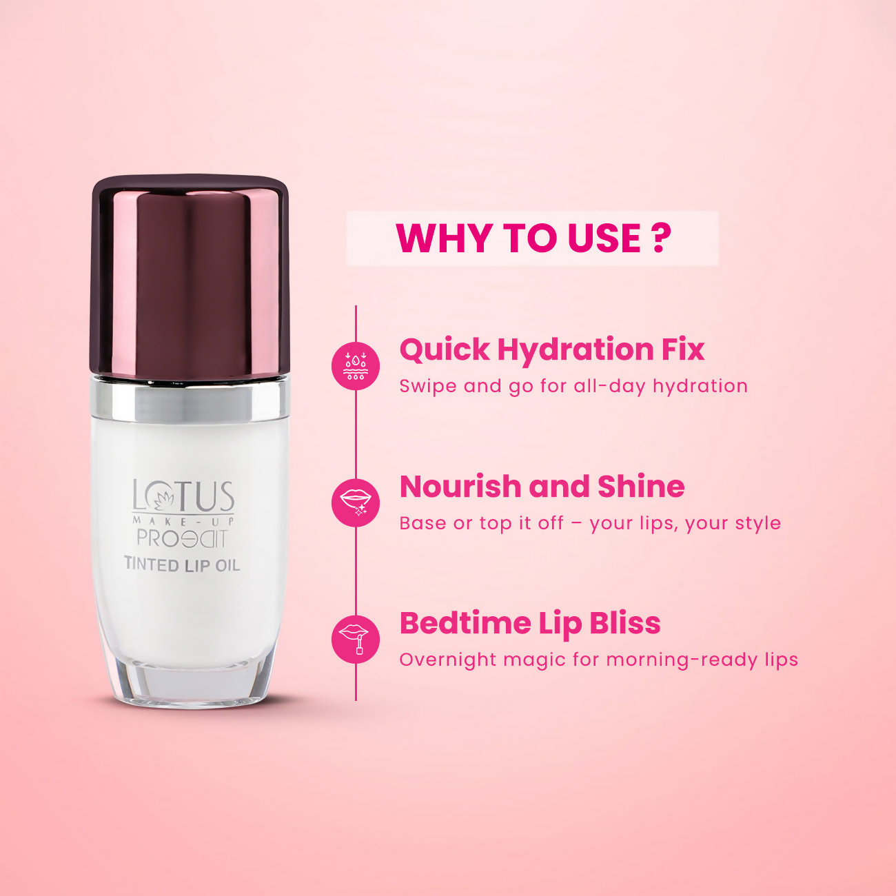 Lotus Make Up Proedit Tinted Lip Oils - Transeculant | Grocsy
