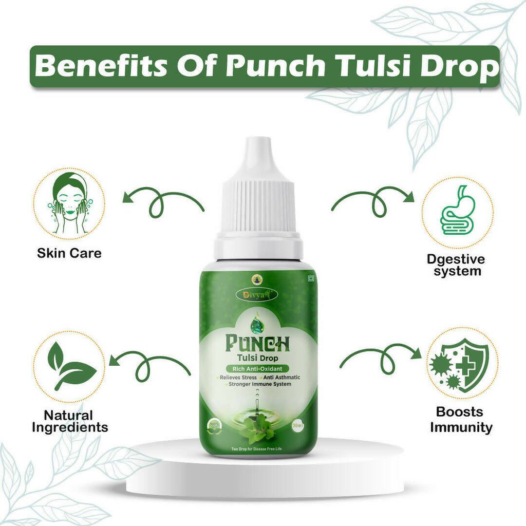 Divya Shree Punch Tulsi Drops | Grocsy