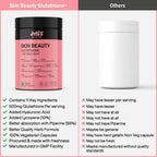 MyFitFuel Skin Beauty Glutathione + Lycopene, Vitamin C & E, Hyaluronic Acid, Biotin Capsules | Grocsy
