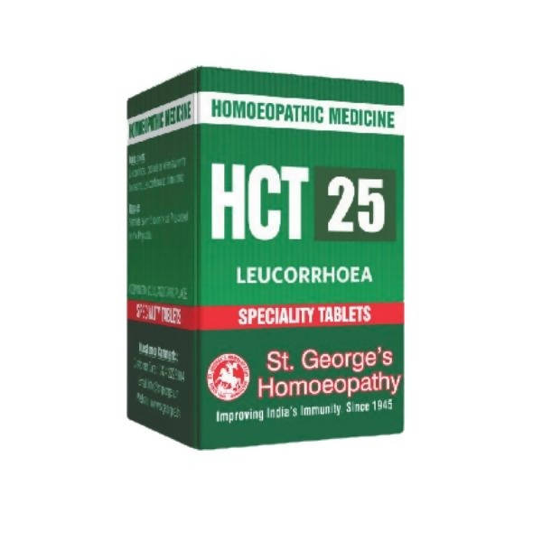 St. George's Homeopathy HCT 25 Tablets | Grocsy