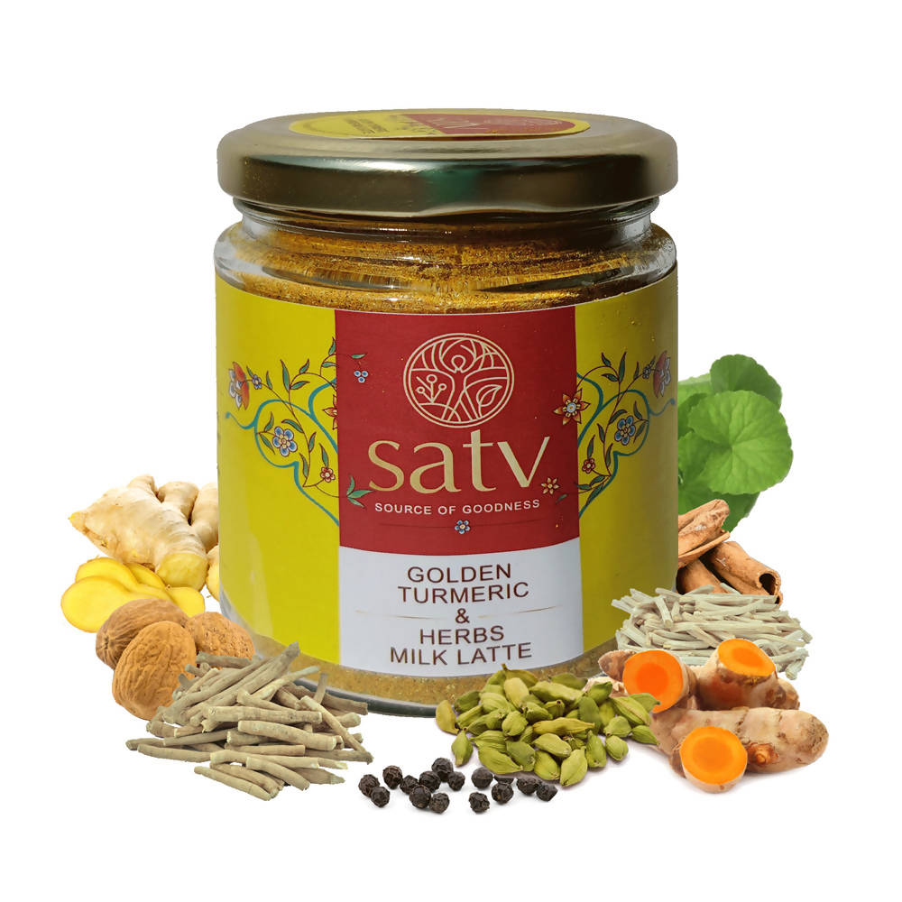Satv Golden Turmeric & Herbs Milk Latte | Grocsy