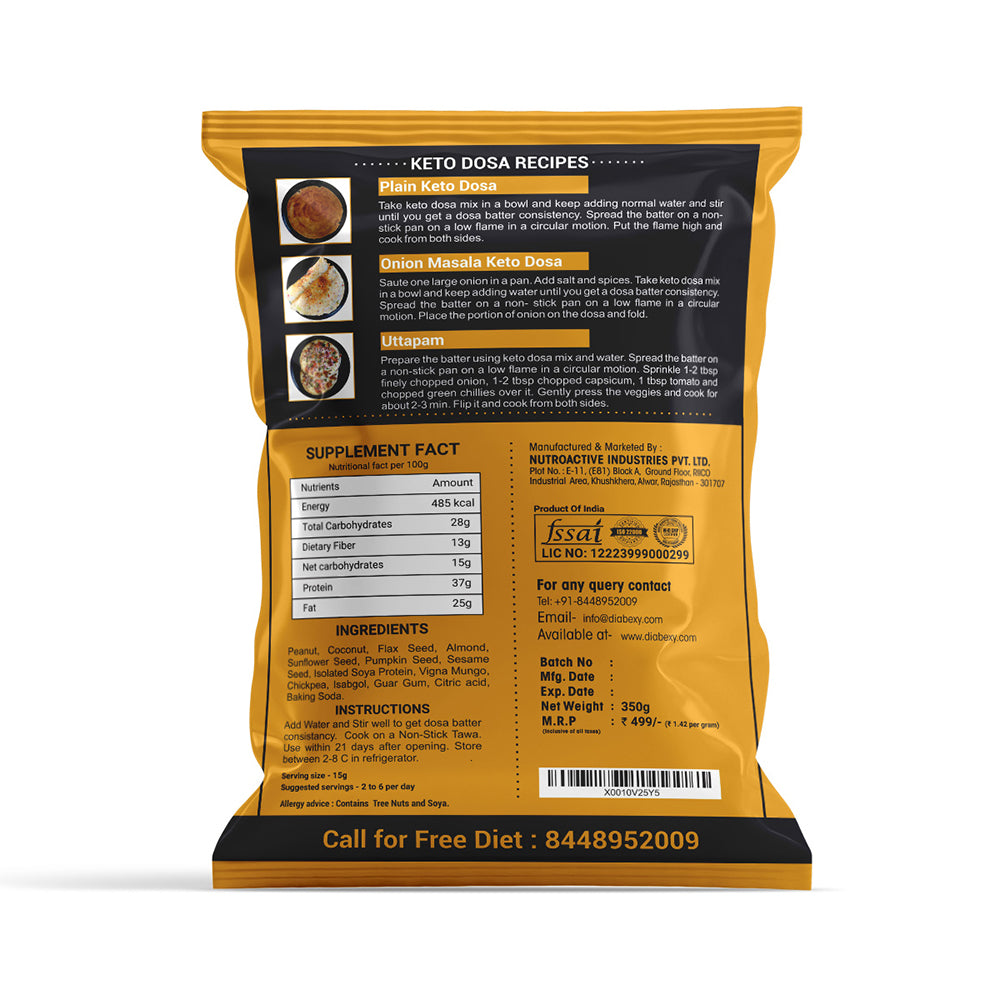 NutroActive Keto Dosa Mix | Grocsy