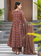 Vegaa Fashion Multi Color Muslin Digital Print Designer Salwar Suit | Grocsy