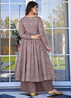 Vegaa Fashion Onion Pink Pure Muslin Digital Printed Designer Salwar Suit | Grocsy
