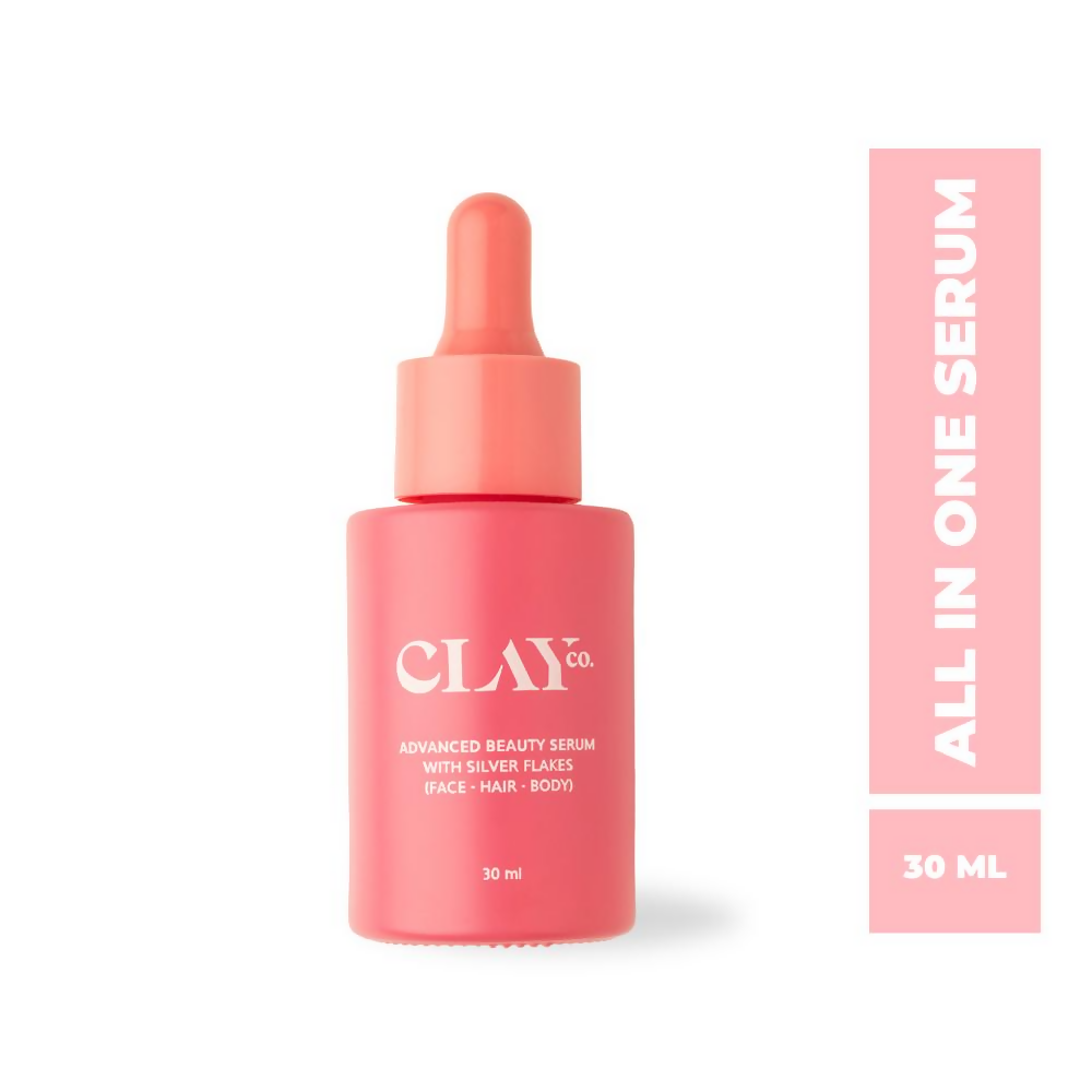Clayco Silver Flakes & Aha Infused Face Serum & Toner | Grocsy
