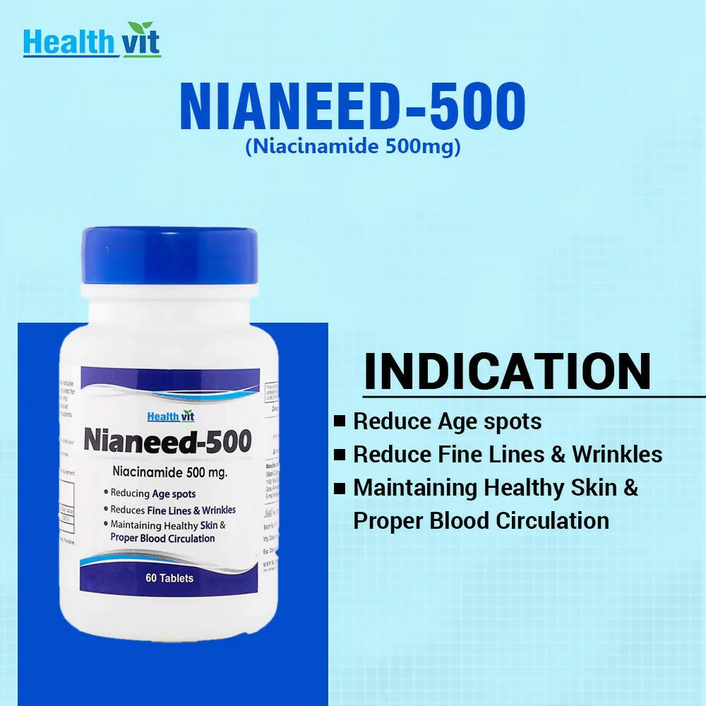 Healthvit Nianeed-500 Tablets | Grocsy