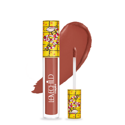 LoveChild By Masaba Gupta Ups & Downs Transfer- proof Plum Nude Liquid Lipstick | Grocsy