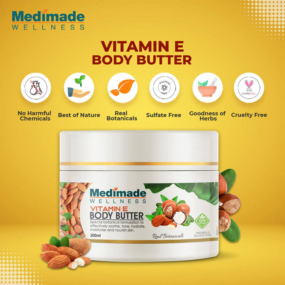 Medimade Wellness Vitamin E Body Butter | Grocsy