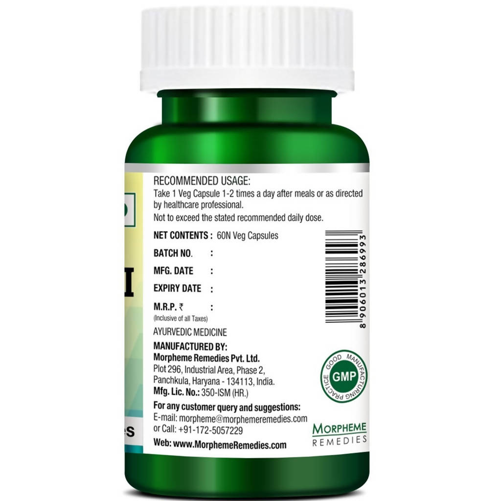 Morpheme Remedies Safed Musli Capsules | Grocsy