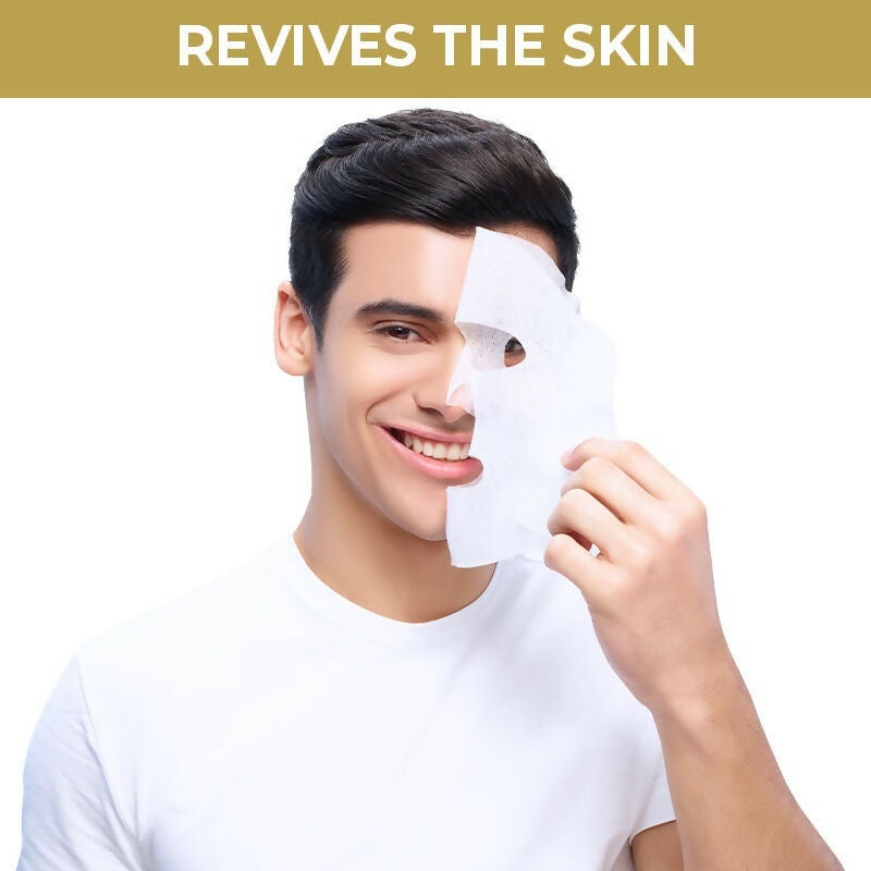 Nykaa Skin Secrets Exotic Indulgence Gold Sheet Mask For Revitalized & Youthful Skin | Grocsy