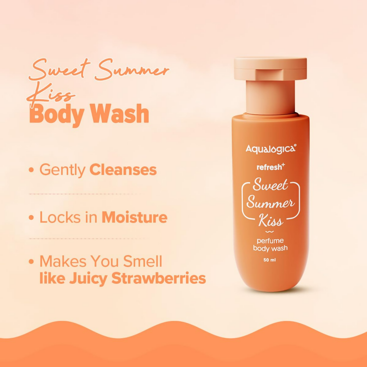 Aqualogica Refresh+ Sweet Summer Kiss Body Care Set Kit | Grocsy