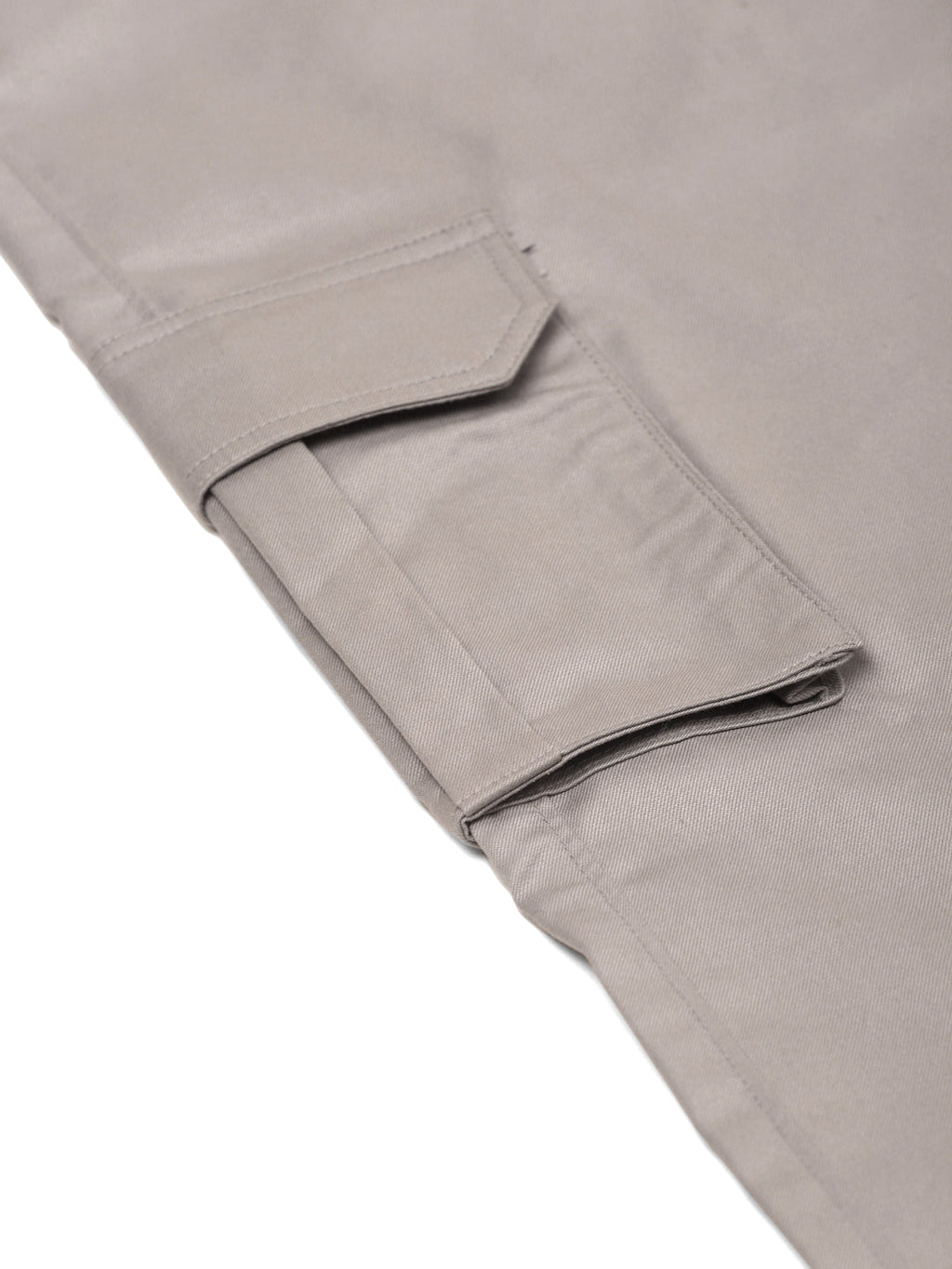 Jainish Men's Casual Cotton Solid Cargo Pants ( KGP 154 Light-Grey ) | Grocsy