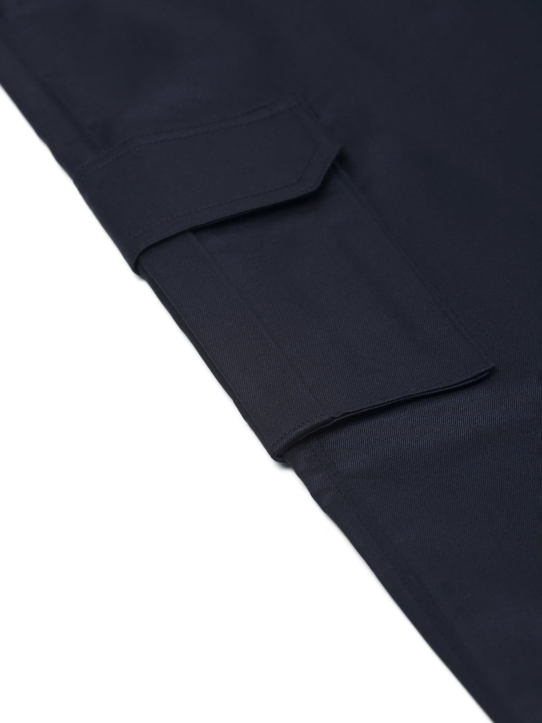 Jainish Men's Casual Cotton Solid Cargo Pants ( KGP 154 Navy-Blue ) | Grocsy