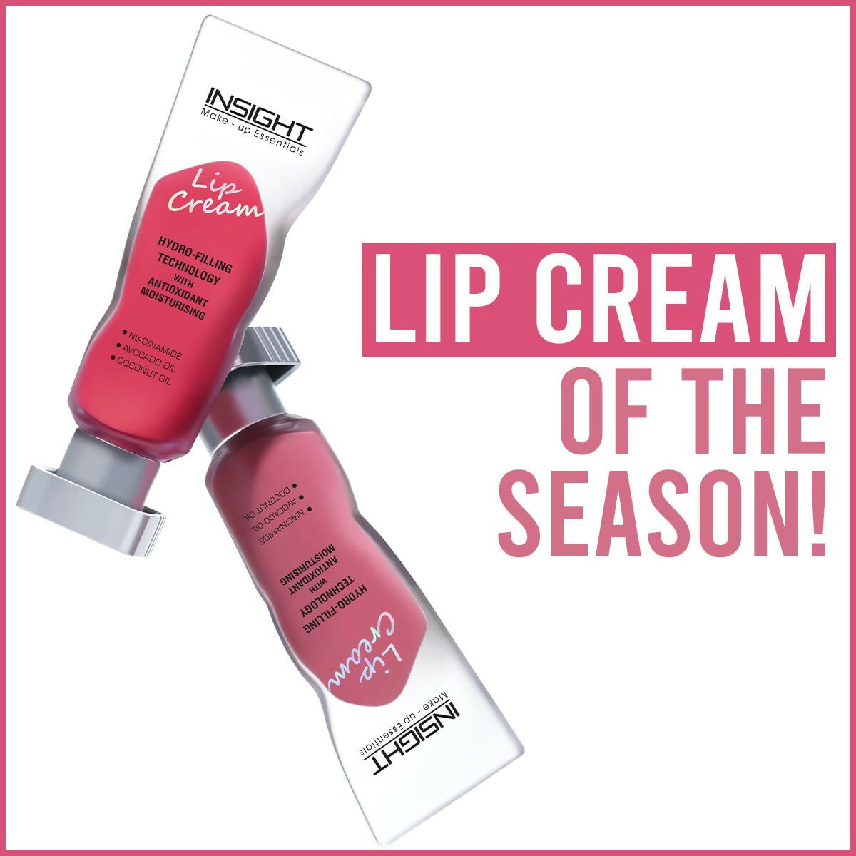 Insight Cosmetics Lip Cream | Hydro Filling Technology with Antioxidant Moisturising | Grocsy